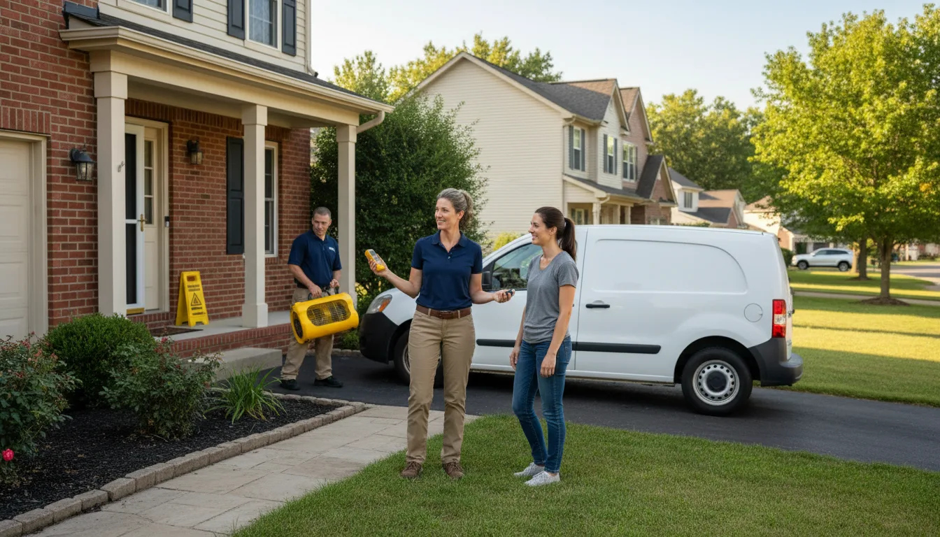 Water restoration image for Home Water Damage Repair in Oakland, AR